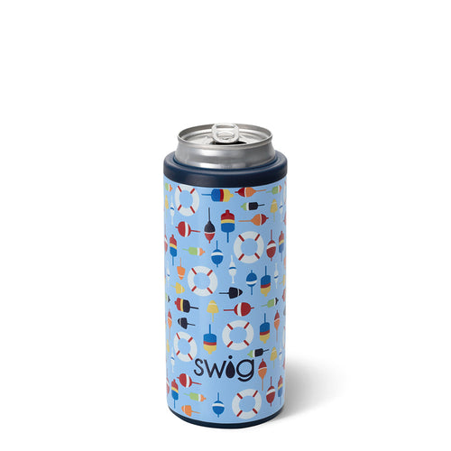 Bobbing Buoys Skinny Can Cooler (12oz)