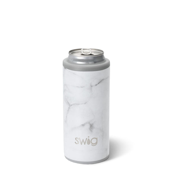 Marble 12oz Insulated Skinny Can Cooler - Swig Life