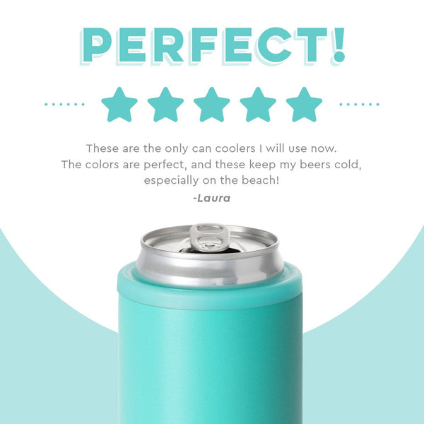 Swig Life customer review on 12oz Aqua Skinny Can Cooler - Perfect