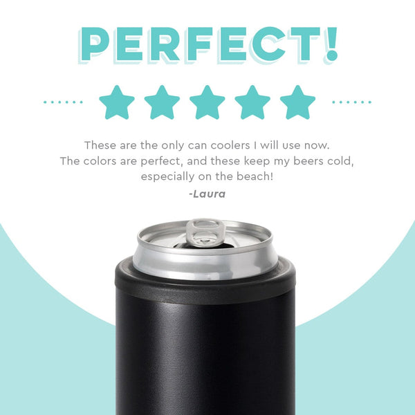 Swig Life customer review on 12oz Black Skinny Can Cooler - Perfect