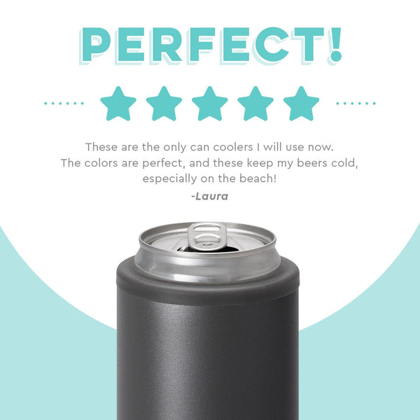 Swig Life customer review on 12oz Grey Skinny Can Cooler - Perfect