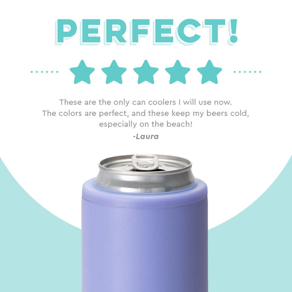 Swig Life customer review on 12oz Hydrangea Skinny Can Cooler - Perfect
