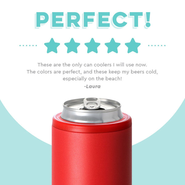 Swig Life customer review on 12oz Red Skinny Can Cooler - Perfect