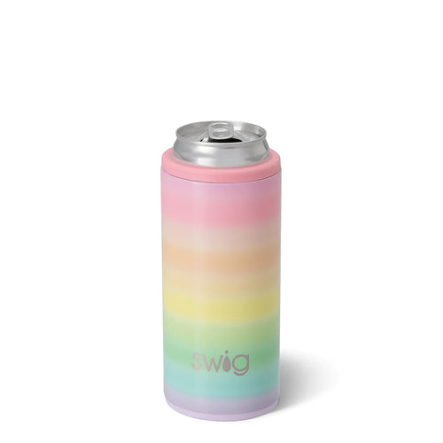 Over the Rainbow 12oz Skinny Can Cooler - Swig Life 