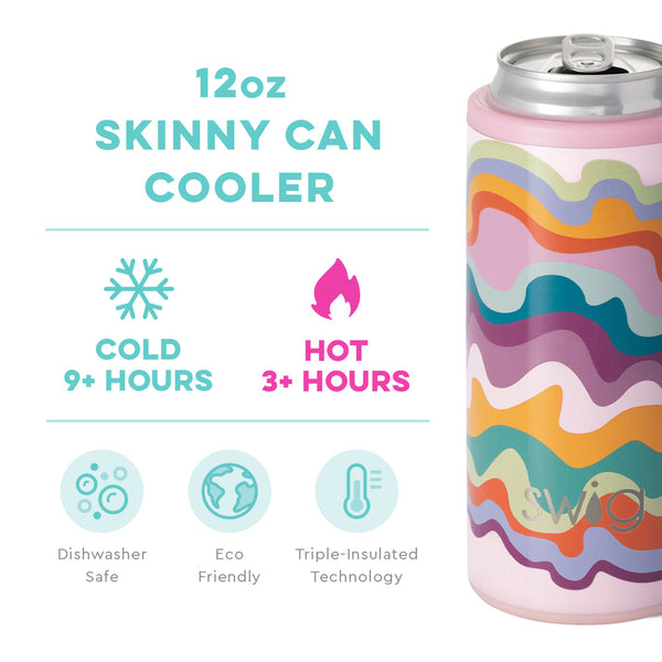 Sand Art Skinny Can Cooler (12oz)
