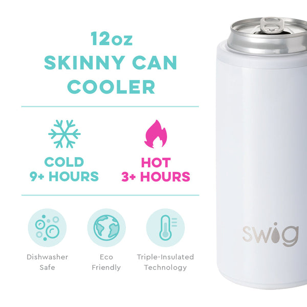 SWIG SKINNY CAN KOOZIE - HYDRANGEA