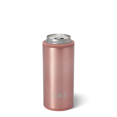 Shimmer Aquamarine Skinny Can Cooler (12oz)