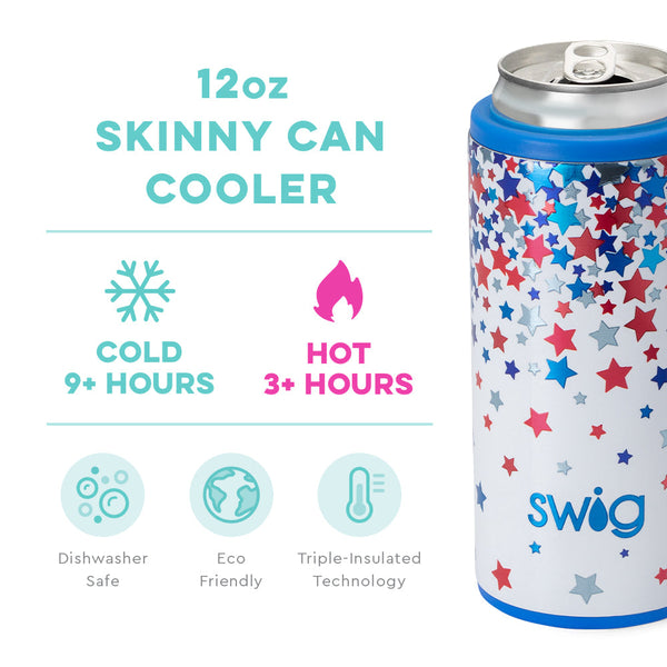 Star Spangled Skinny Can Cooler (12oz)