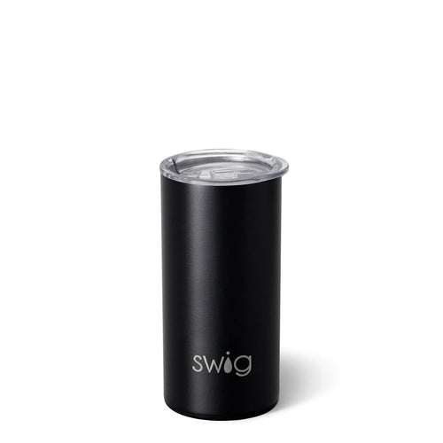 Swig Life 12oz Black Insulated Slim Tumbler