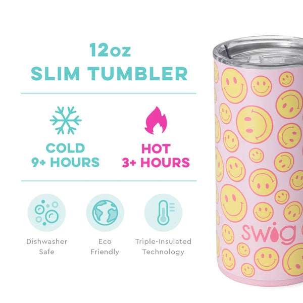Oh Happy Day Slim Tumbler (12oz)