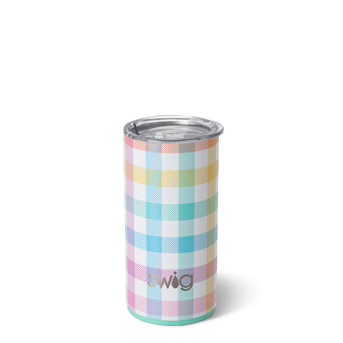 Pretty in Plaid Slim Tumbler (12oz)