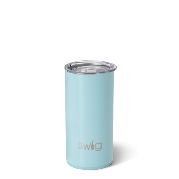 Swig Life 12oz Shimmer Aquamarine Insulated Slim Tumbler