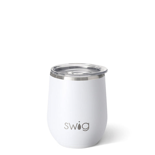 Swig Life 12oz White Insulated Stemless Wine Cup