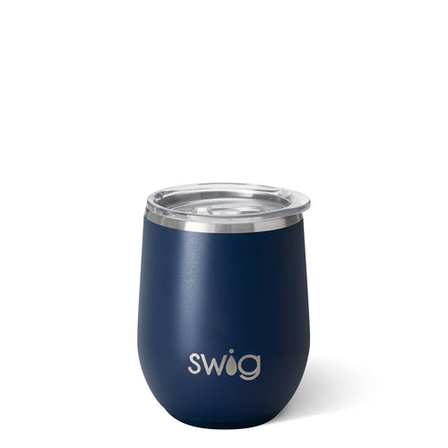 Swig Life 12oz Navy Insulated Stemless Wine Cup