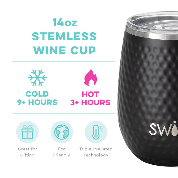 Blacksmith 14oz Insulated Stemless Wine Cup