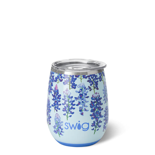 Bluebonnet 14oz Stemless Wine Cup - Swig Life  