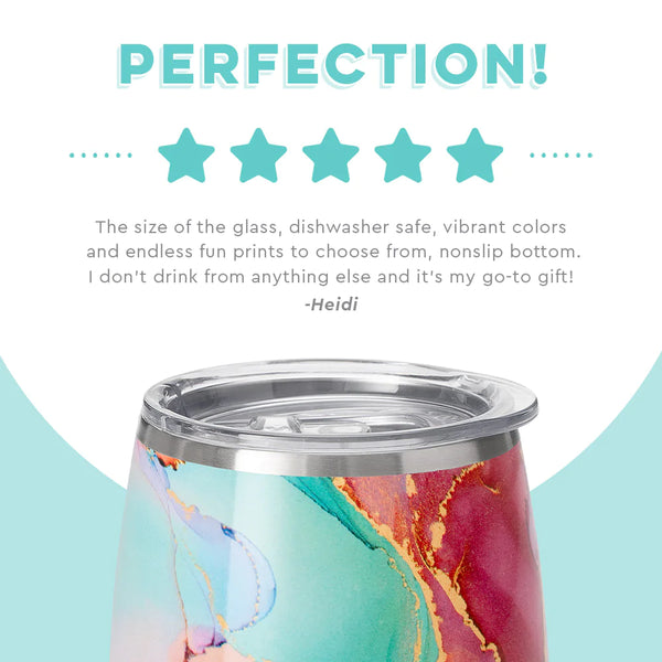 Swig Life customer review on 14oz Dreamsicle Stemless Wine Cup - Perfection