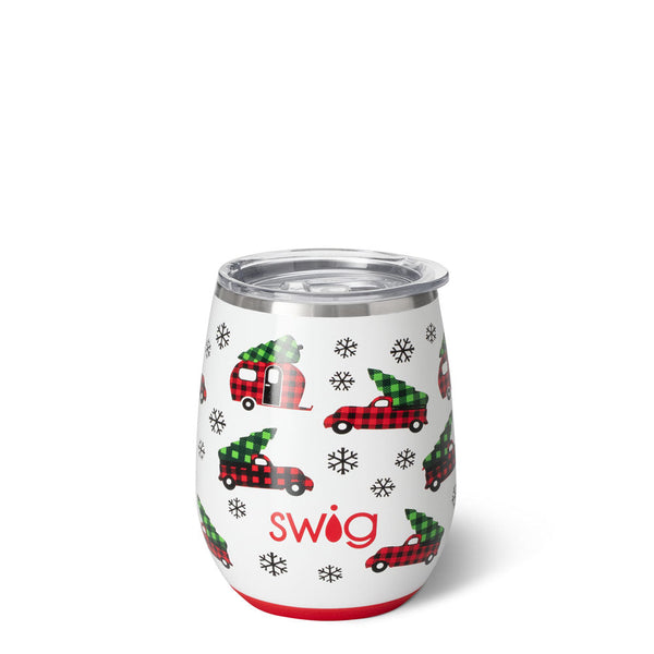 Home Fir the Holidays Stemless Wine Cup (14oz)
