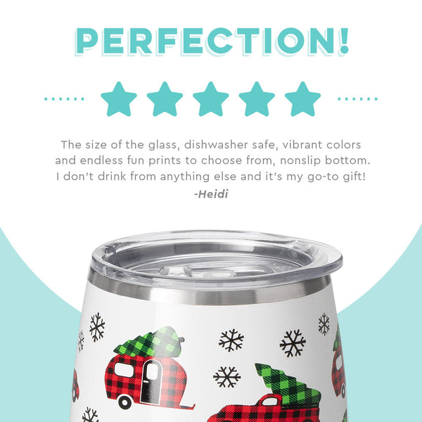 Home Fir the Holidays Stemless Wine Cup (14oz)