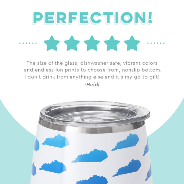 Swig Life customer review on 14oz Kentucky Stemless Wine Cup - Perfection