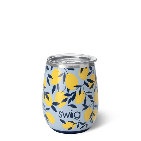 Olive Stemless Wine Cup (14oz)