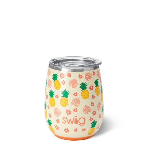 Pineapple Stemless Wine Cup (14oz)