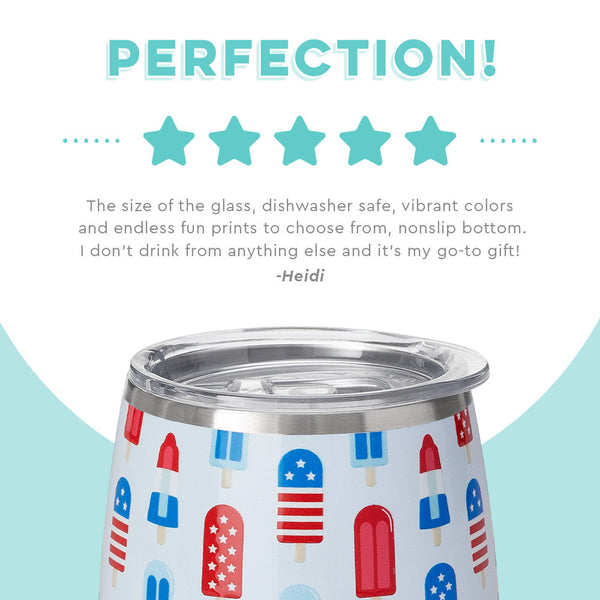Rocket Pop Stemless Wine Cup (14oz)
