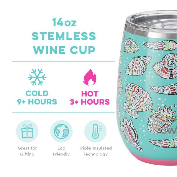 SCOUT Mademoishell 14oz Stemless Wine Cup - Swig Life  