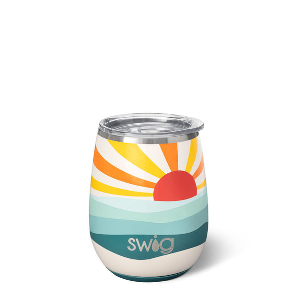 Swig Life 14oz Sun Dance Insulated Stemless Wine Cup
