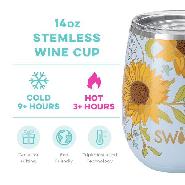 Sunkissed Stemless Wine Cup (14oz)