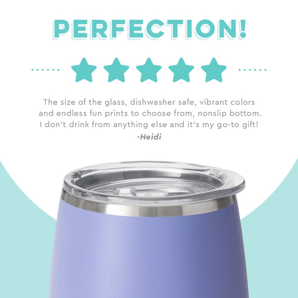 Swig Life customer review on 14oz Hydrangea Stemless Wine Cup - Perfection