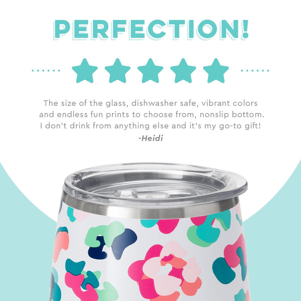 Swig Life customer review on 14oz Party Animal Stemless Wine Cup - Perfection