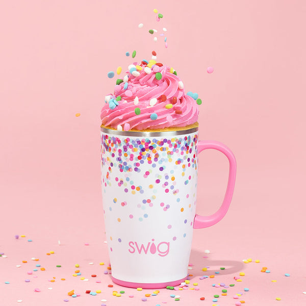 Swig Confetti Stainless Steel Travel Mug, 18 oz.