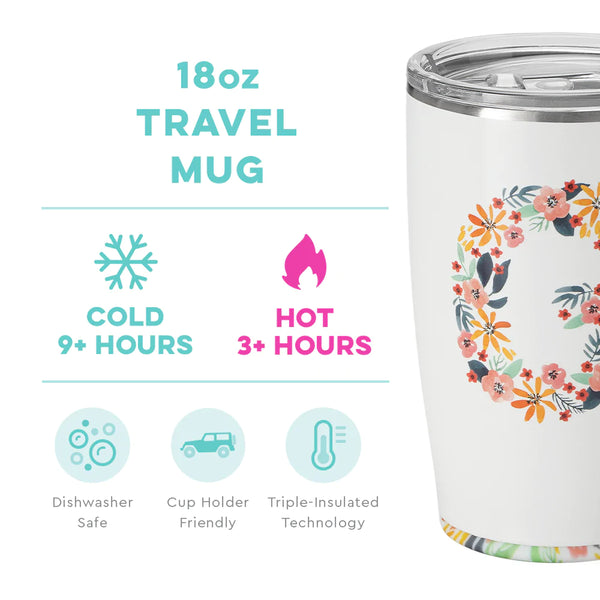 Honey Meadow Initial G Travel Mug (18oz)