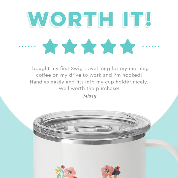 Honey Meadow Initial H Travel Mug (18oz)