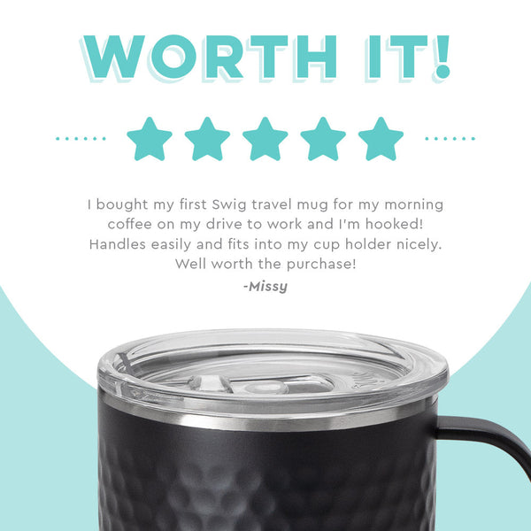 Blacksmith 18oz Travel Mug w/Handle - Swig Life  