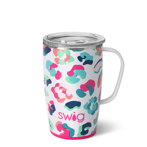 Swig Life 18oz Party Animal Insulated Travel Mug with Handle