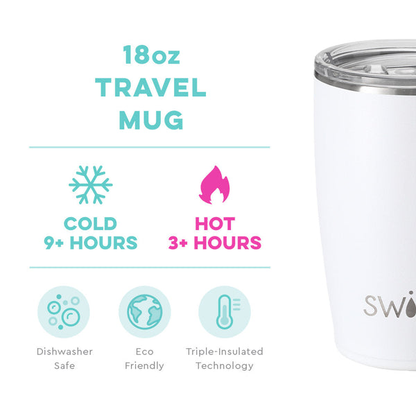 White Travel Mug (18oz)