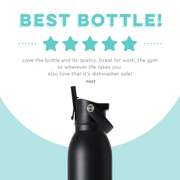Swig Life customer review on 20oz Black Flip + Sip Bottle - Best bottle