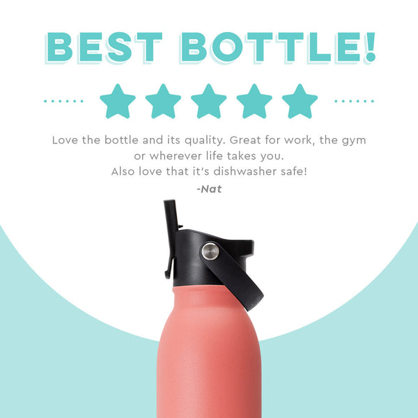 Coral Flip + Sip Bottle (20oz)