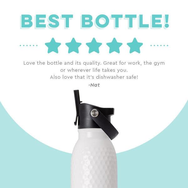 Swig Life customer review on 20oz Golf Partee Flip + Sip Bottle - Best bottle