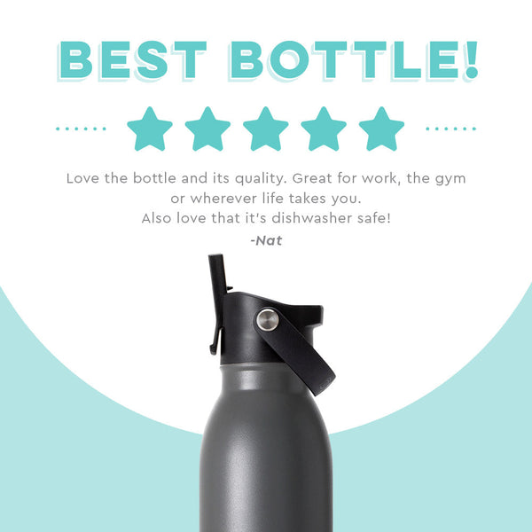Swig Life customer review on 20oz Grey Flip + Sip Bottle - Best bottle