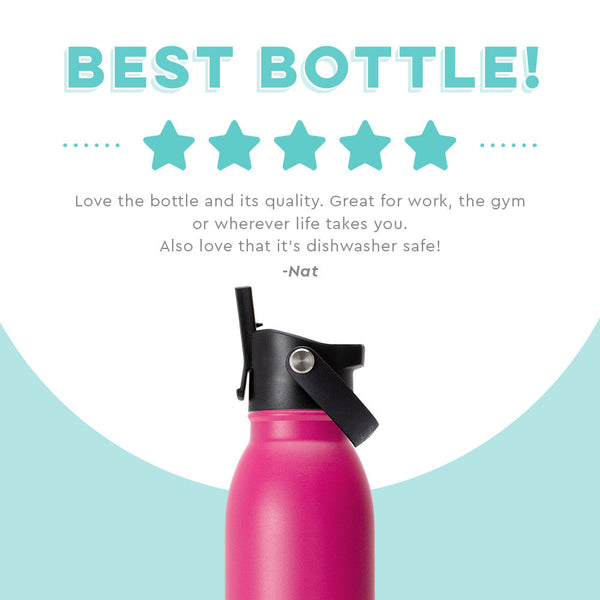 Swig Life customer review on 20oz Hot Pink Flip + Sip Bottle - Best bottle