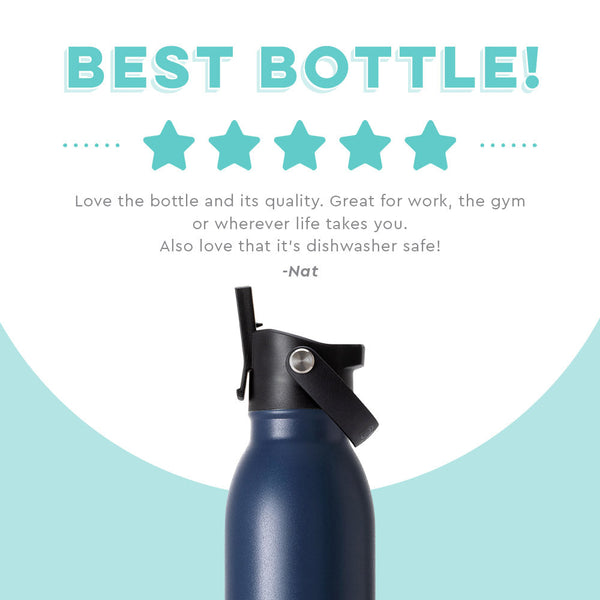 Navy Flip + Sip Bottle (20oz)