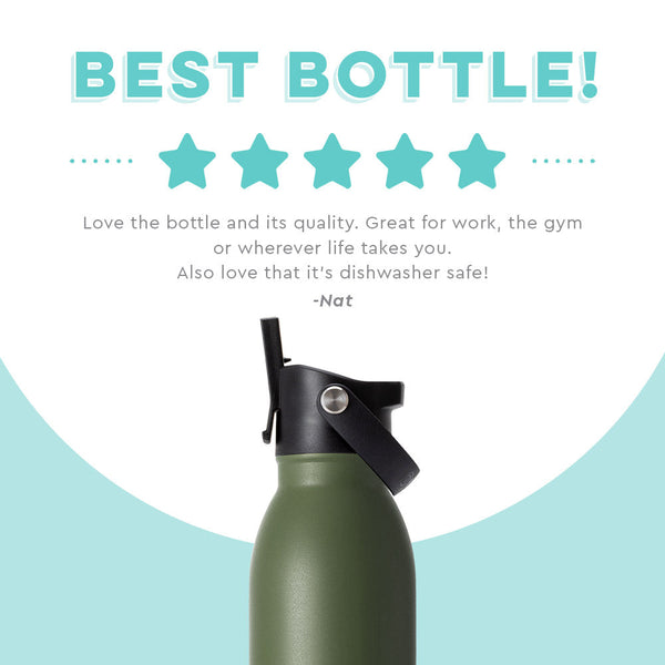 Swig Life customer review on 20oz Olive Flip + Sip Bottle - Best bottle