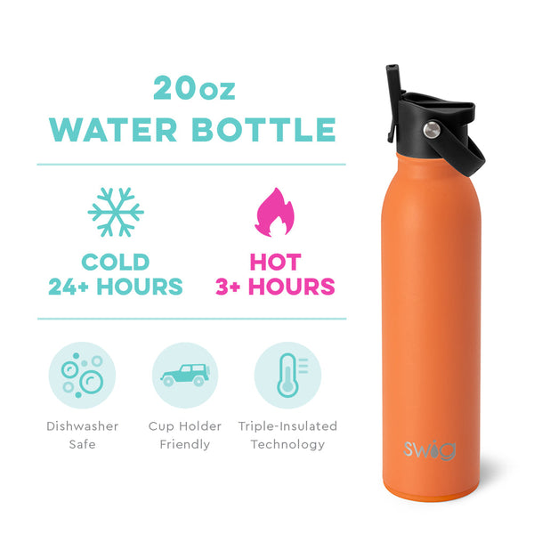 Orange Flip + Sip Bottle (20oz)
