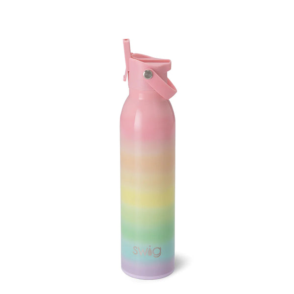 Over the Rainbow 20oz Flip + Sip Water Bottle - Swig Life 