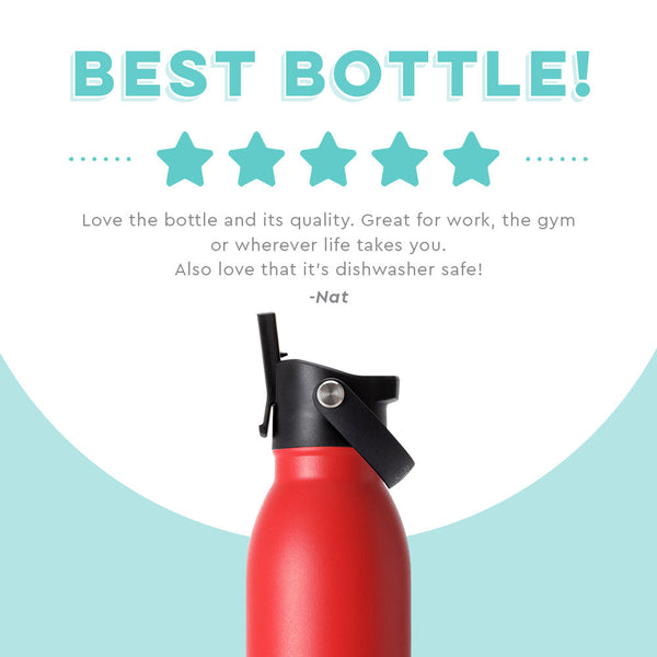 Swig Life customer review on 20oz Red Flip + Sip Bottle - Best bottle