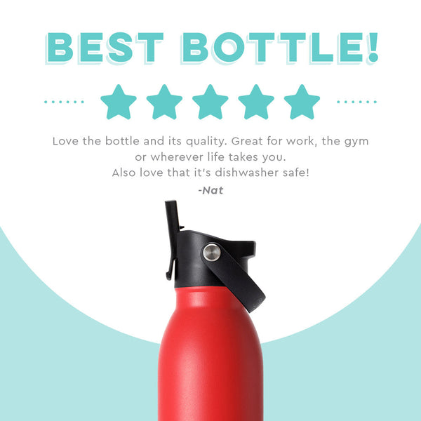 Red Flip + Sip Bottle (20oz)