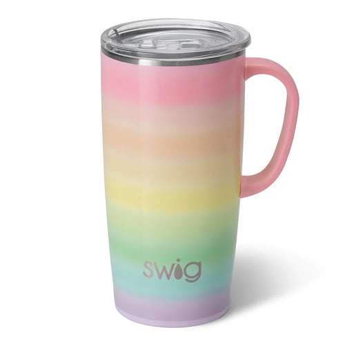 Over the Rainbow 22oz Travel Mug w/Handle - Swig Life 